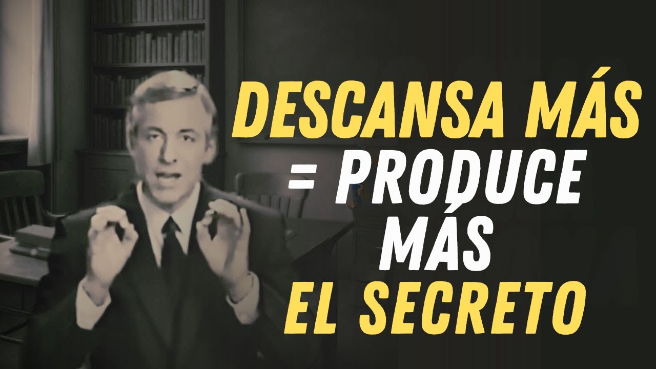 Oblígate a descansar bien el secreto de la productividad que nadie valora