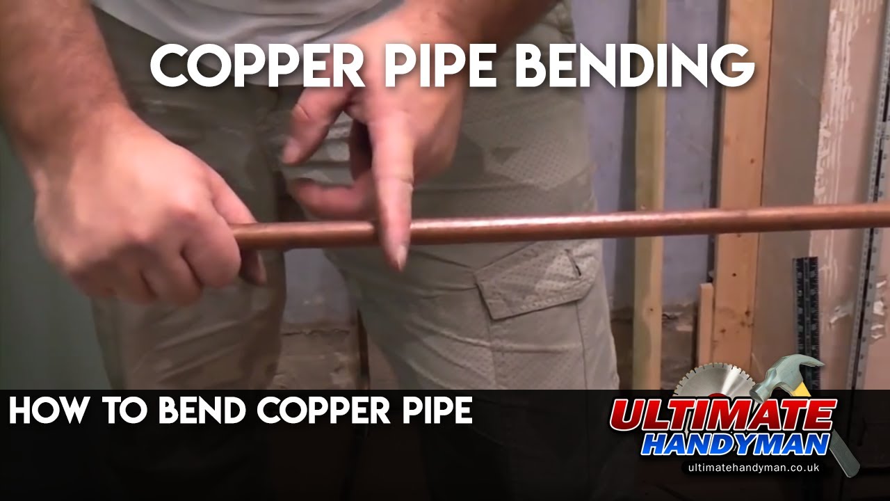 How to bend copper pipe