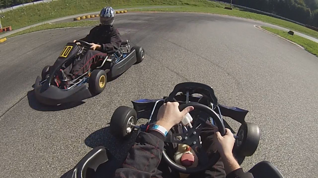 Rennkarts auf der Kartbahn in Ampfing