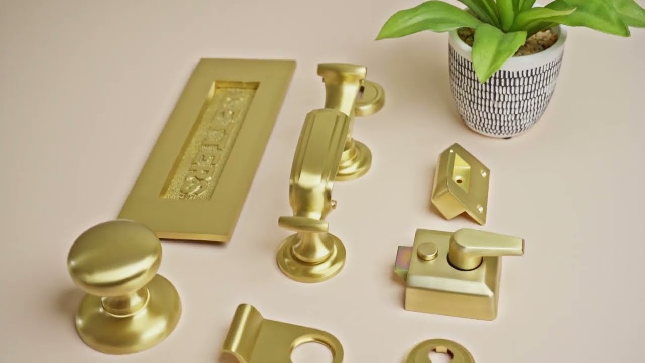 Solid Brass Front Door Furniture