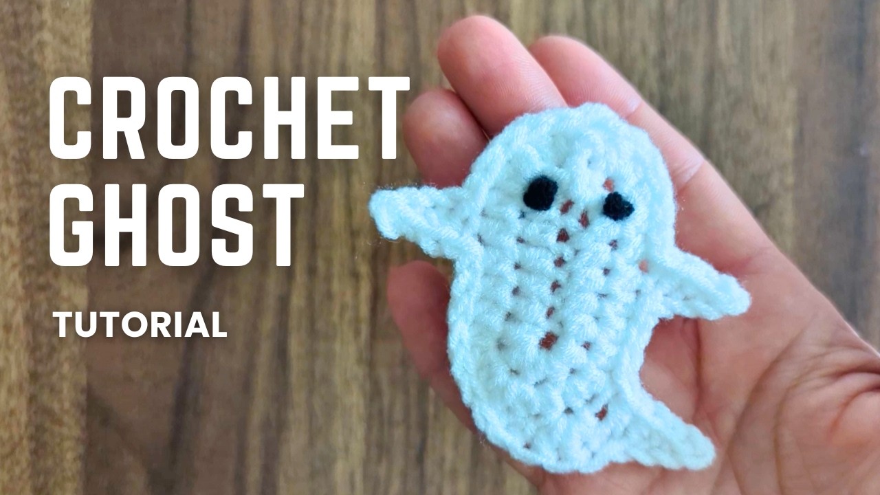 How to Crochet a Ghost for Halloween 👻 | Easy Crochet Tutorial for Beginners