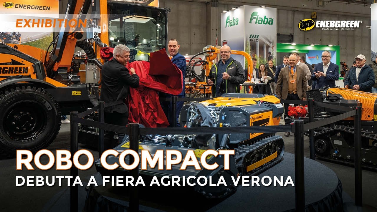 RoboCOMPACT debutta a  FIERA AGRICOLA 2026 | Energreen Protagonista a VERONA | Professional Machines
