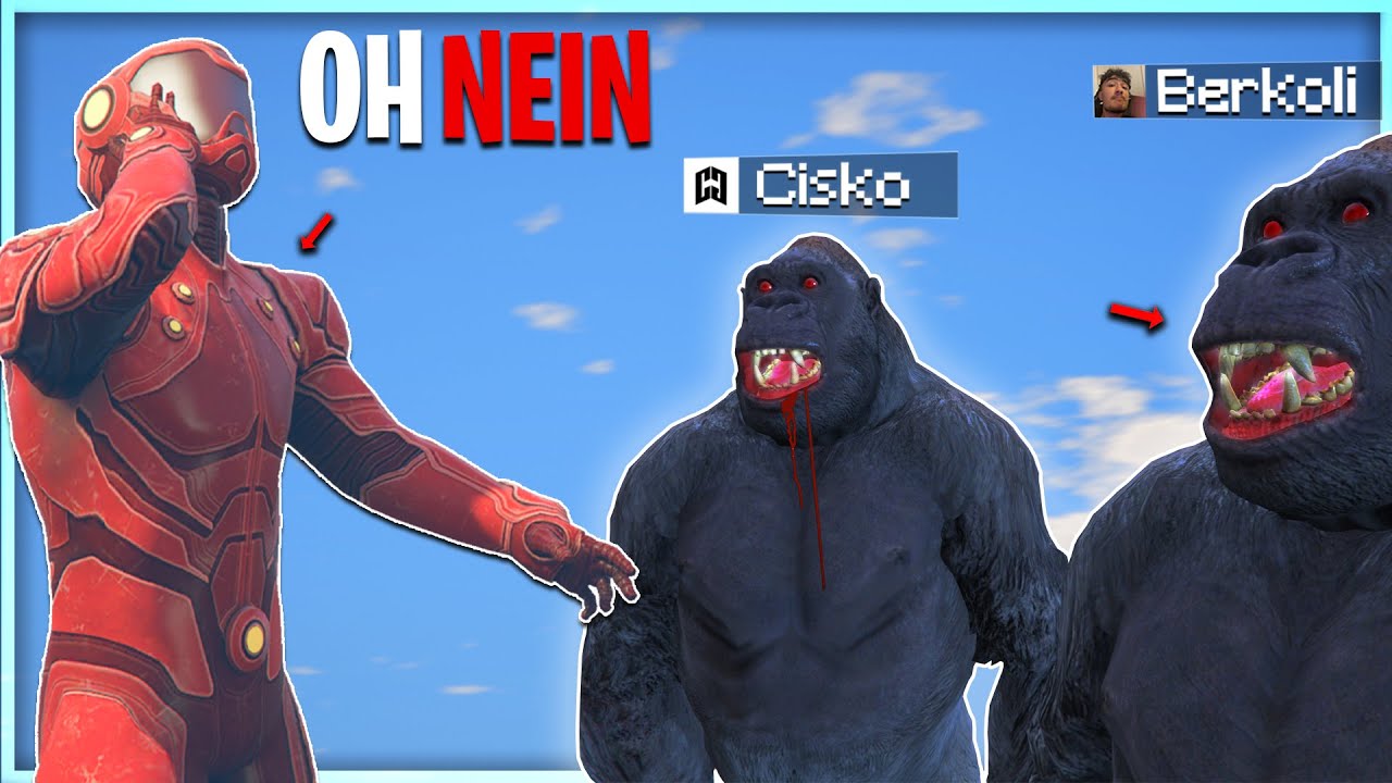 GORILLAS ÜBERNEHMEN GTA RP...😳  | Mit @CiskoG