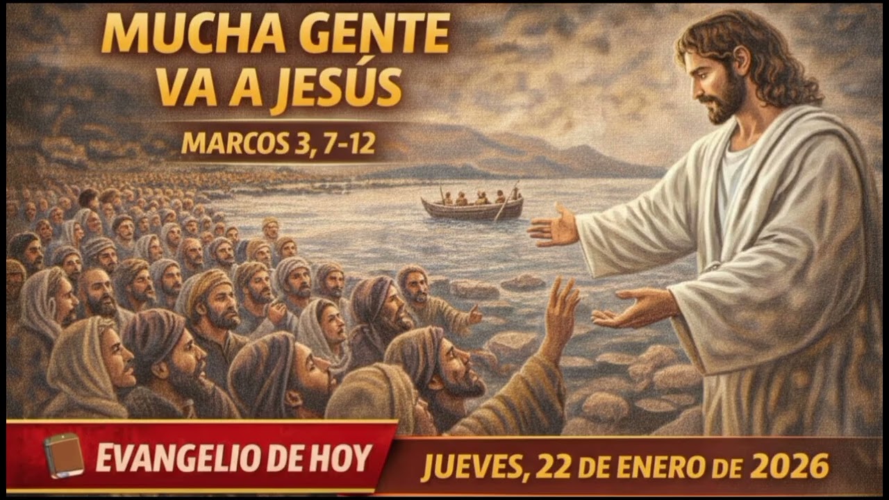 📖 MUCHOS CORREN A JESÚS PARA SER SANADOS | EVANGELIO DE HOY, JUEVES 22 DE ENERO DE 2026