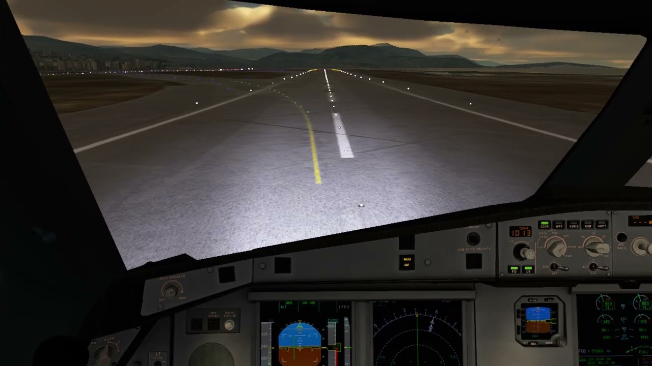 Microsoft Flight Simulator A330-300 in Nizza