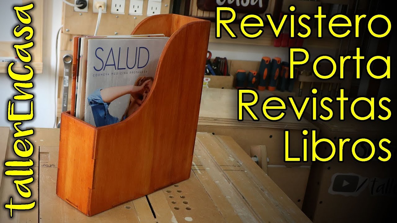 Como hacer un porta revista / revistero en casa