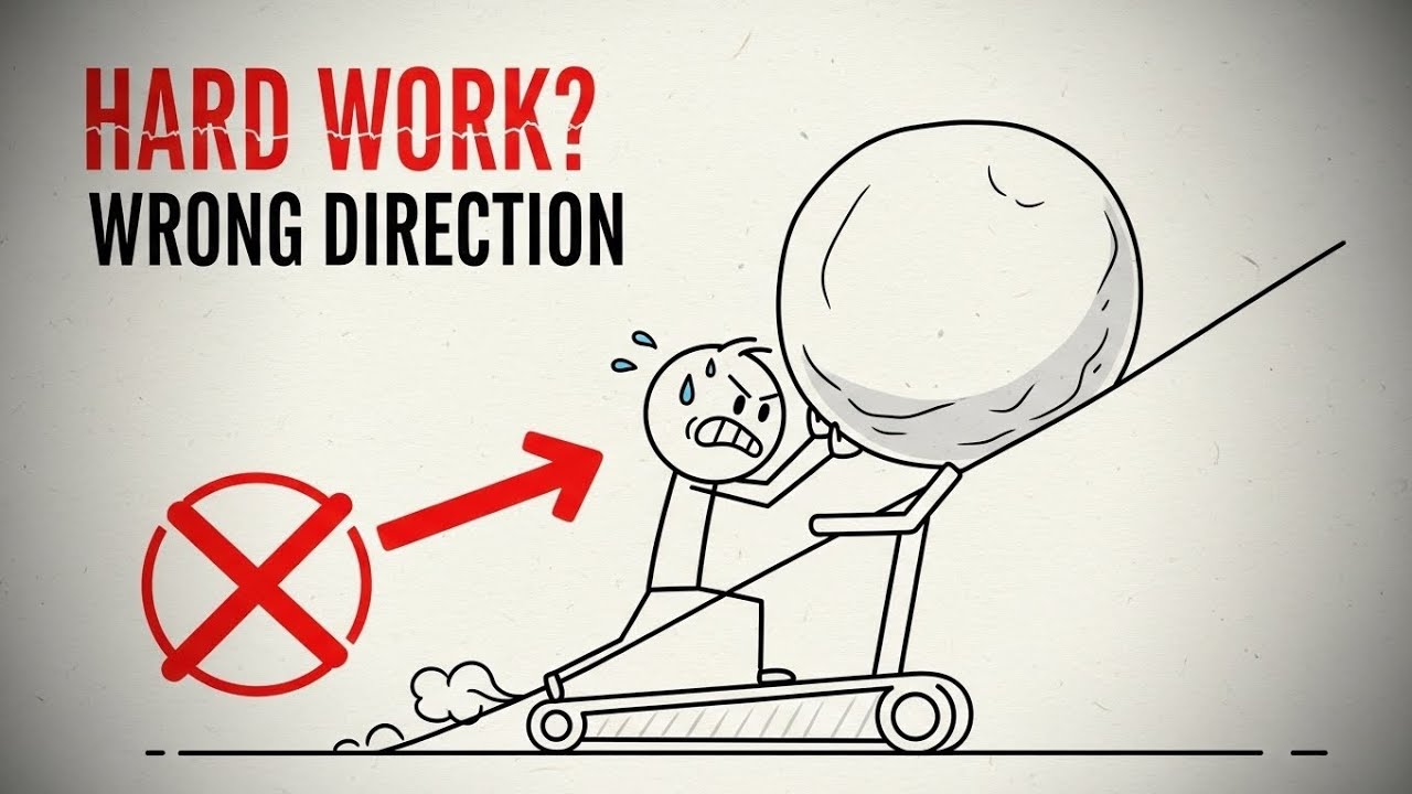 You’re not lazy. You’re just working in the wrong direction.