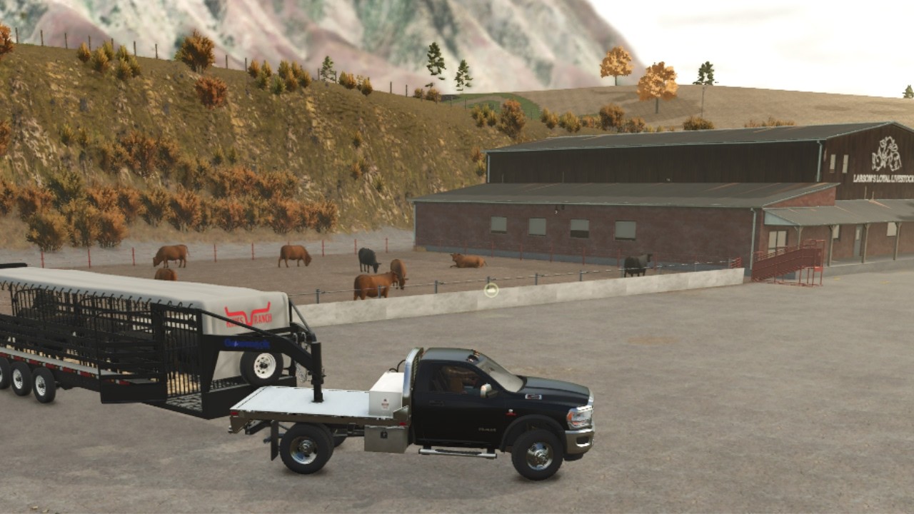 Hauling cattle to the butcher! - (Grandpa's Ranch)