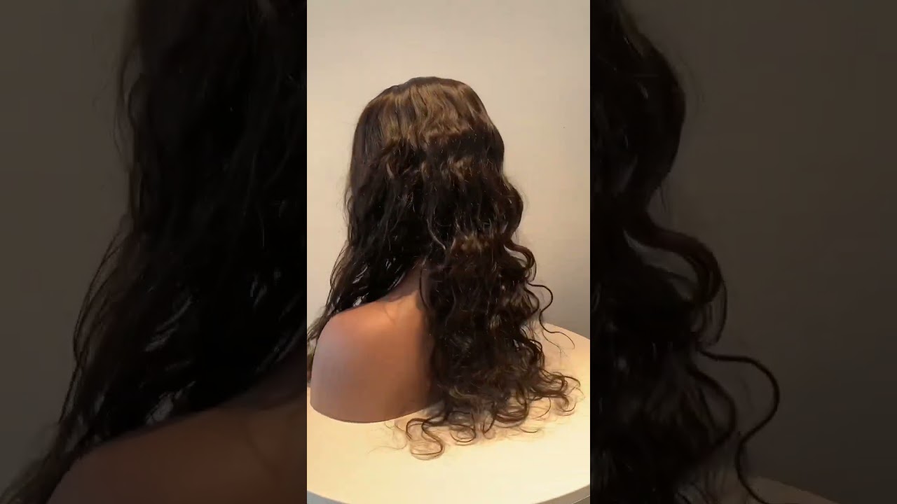 Natural hair Lace front wig 