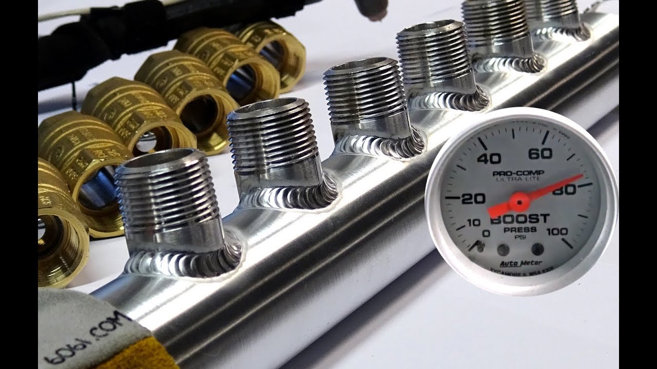TIG Welding Aluminum Fabrication - Water Manifold - Pressure & Leak Test - 6061.com