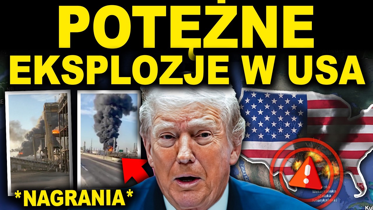 POTĘŻNE EKSPLOZJE W USA - TRUMP MA PROBLEM