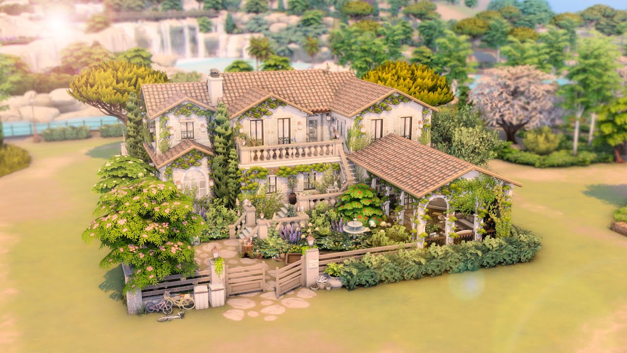 Large Tartosa Family Home 🌤️// The Sims 4: Speed Build // No CC