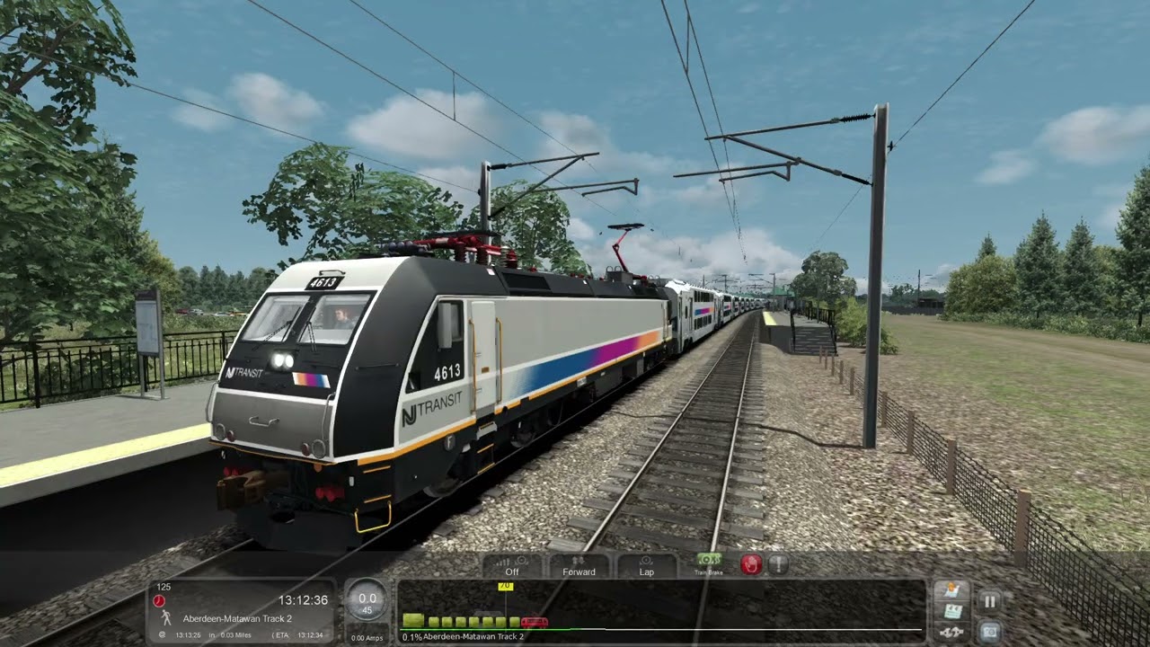 NJ Transit Train 7241 Part 2 - North Jersey Coast Line - Bombardier ALP-46 - Train Simulator Classic