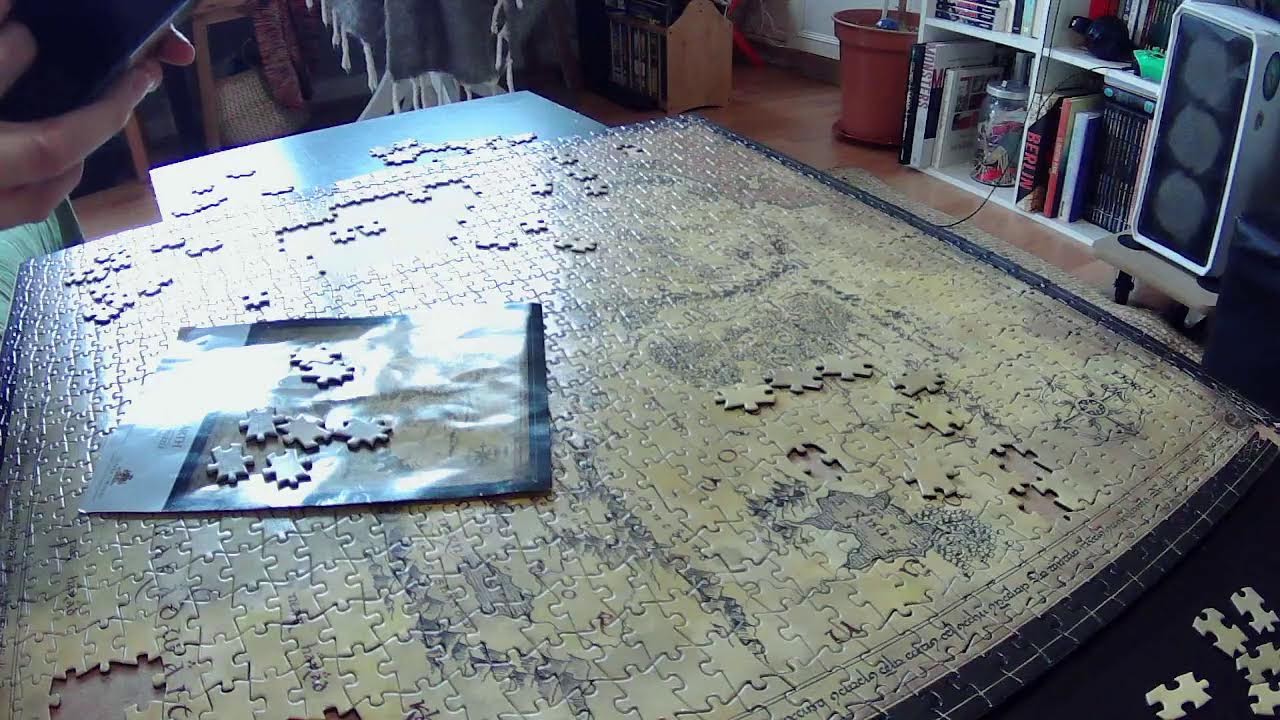 1k PUZZLE MAP OF MIDDLE EARTH 