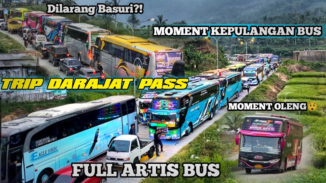 PUNCAK KESERUAN MOMEN PULANG PULUHAN BUS TRIP DARAJAT PASS | MODE SILENT TAPI OLENG?!