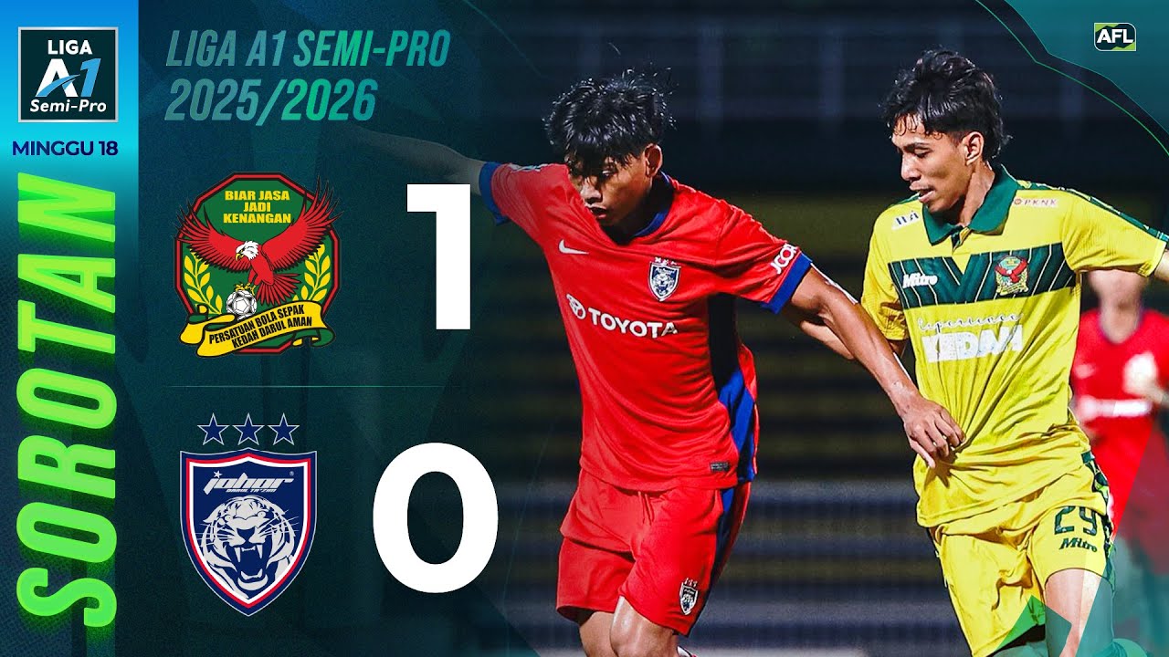 Sorotan Perlawanan Kedah FA vs JDT II