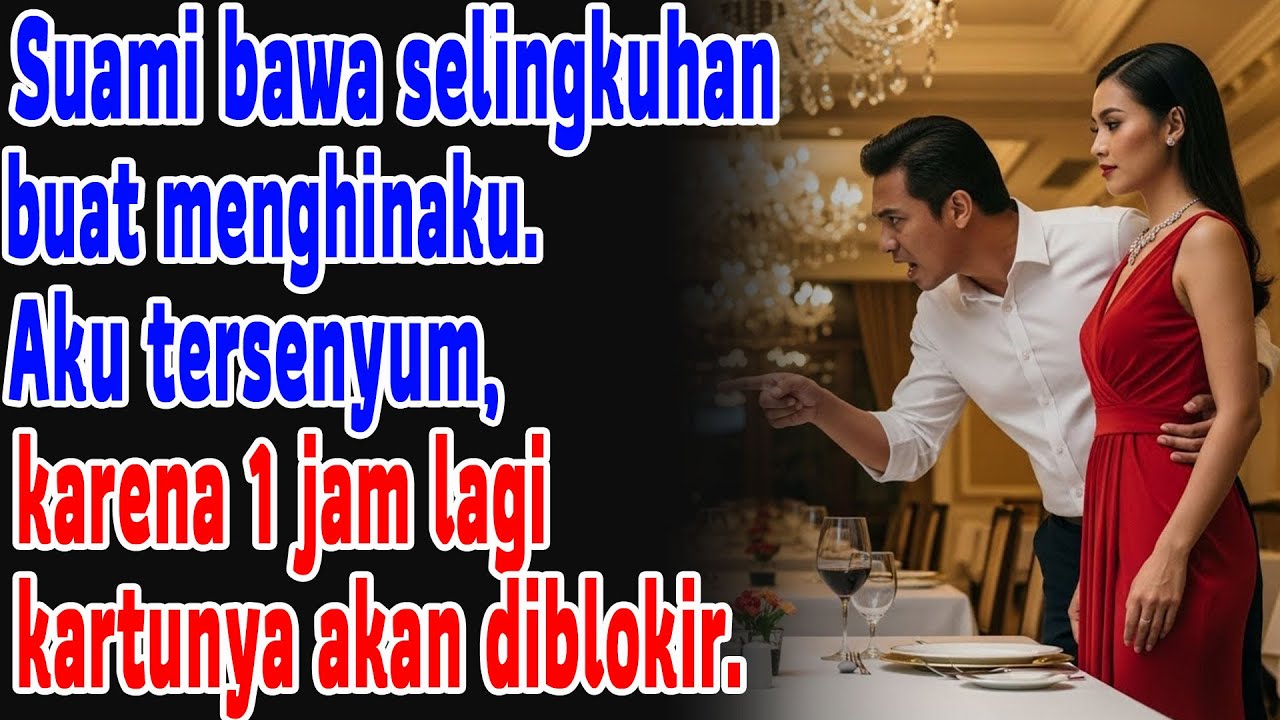 Suami pamer selingkuhan, rekening 10M kukuras habis & kartunya kublokir di depan matanya!#cinta