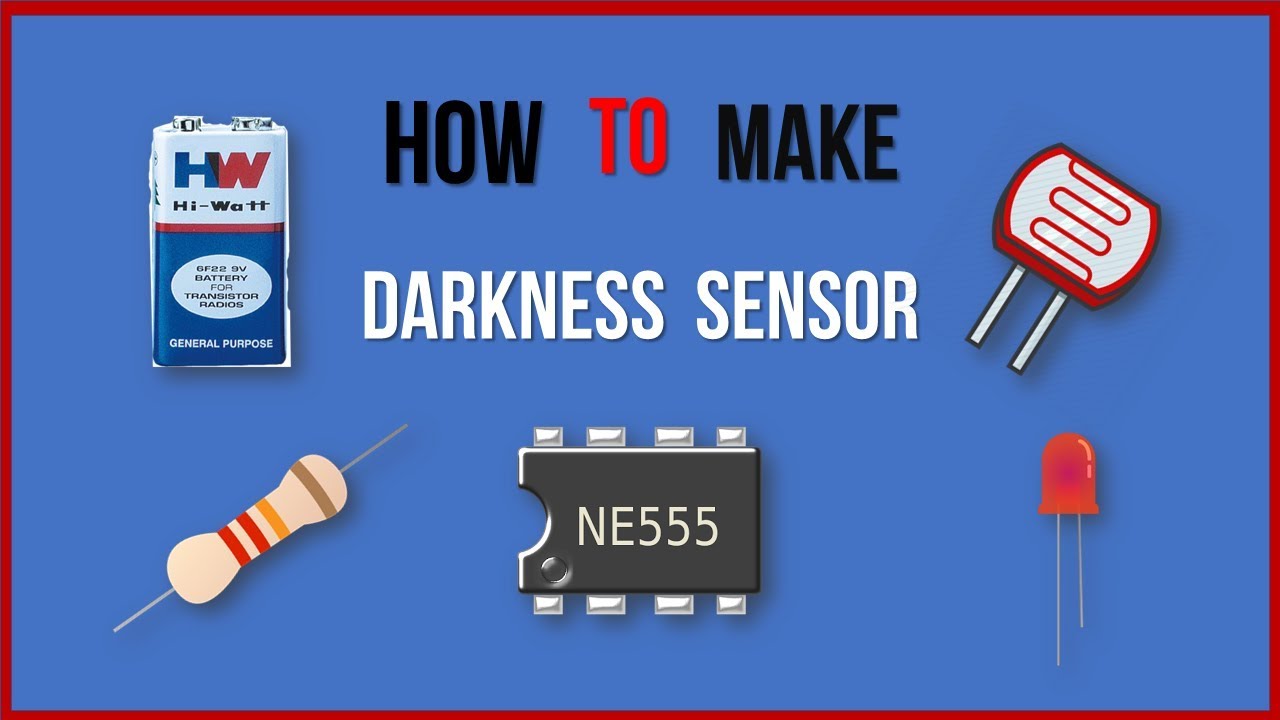 How to make Darkness Sensor Using IC555 within 4 minutes!! 🔥