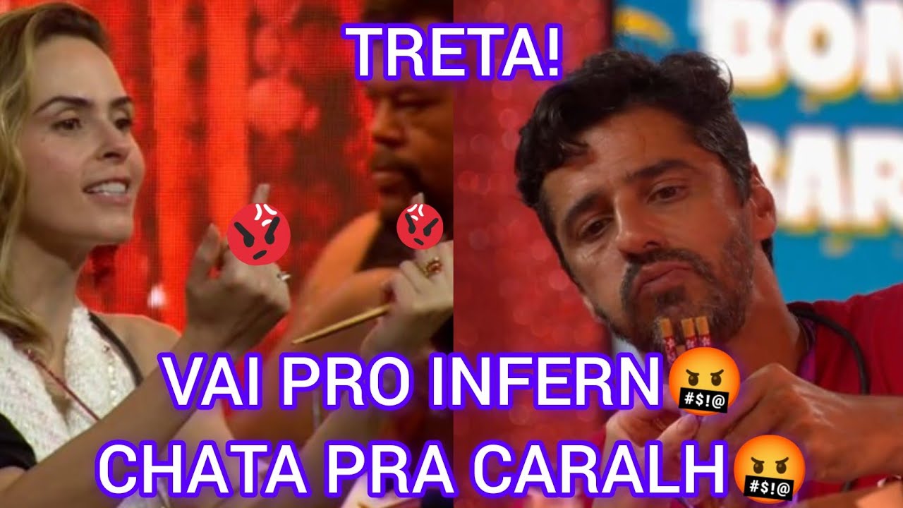 TRETA ' COWBOY DÁ DED0 DO MEIO PRA ANA PAULA E GRITA 'VAI PRO INFERN0 CHATA PRA CARALH*