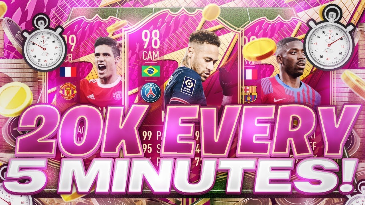 20K EVERY 5 MINS FIFA 22 BEST TRADING METHODS (FIFA 22 SNIPING FILTERS & FLIPPING)
