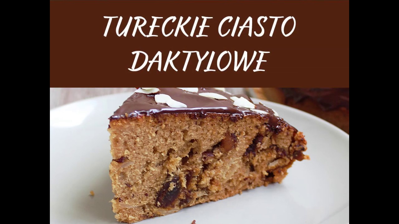 Tureckie ciasto daktylowe