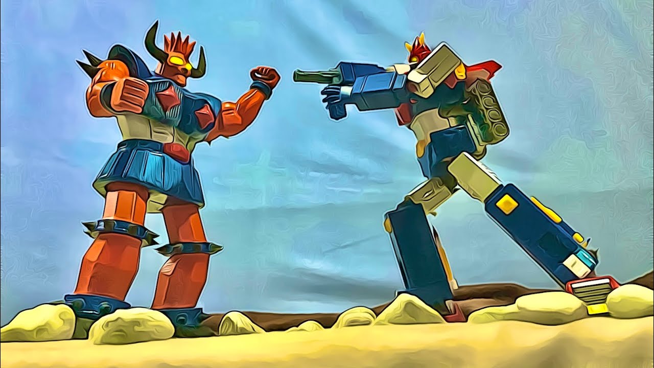 Voltes V Legacy: Voltes V vs Vaizanger | Stop Motion | LJPL Animation