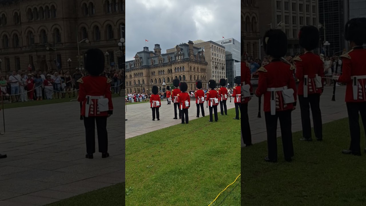 Changing the Guard on Parliament Hill in Ottawa