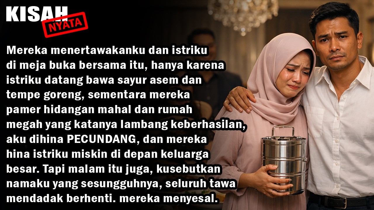 MEREKA HINA ISTRI KARENA BAWA LAUK MURAHAN DI ACARA MEWAH, PEMBALASAN SUAMI BIKIN MEREKA NYESEL!