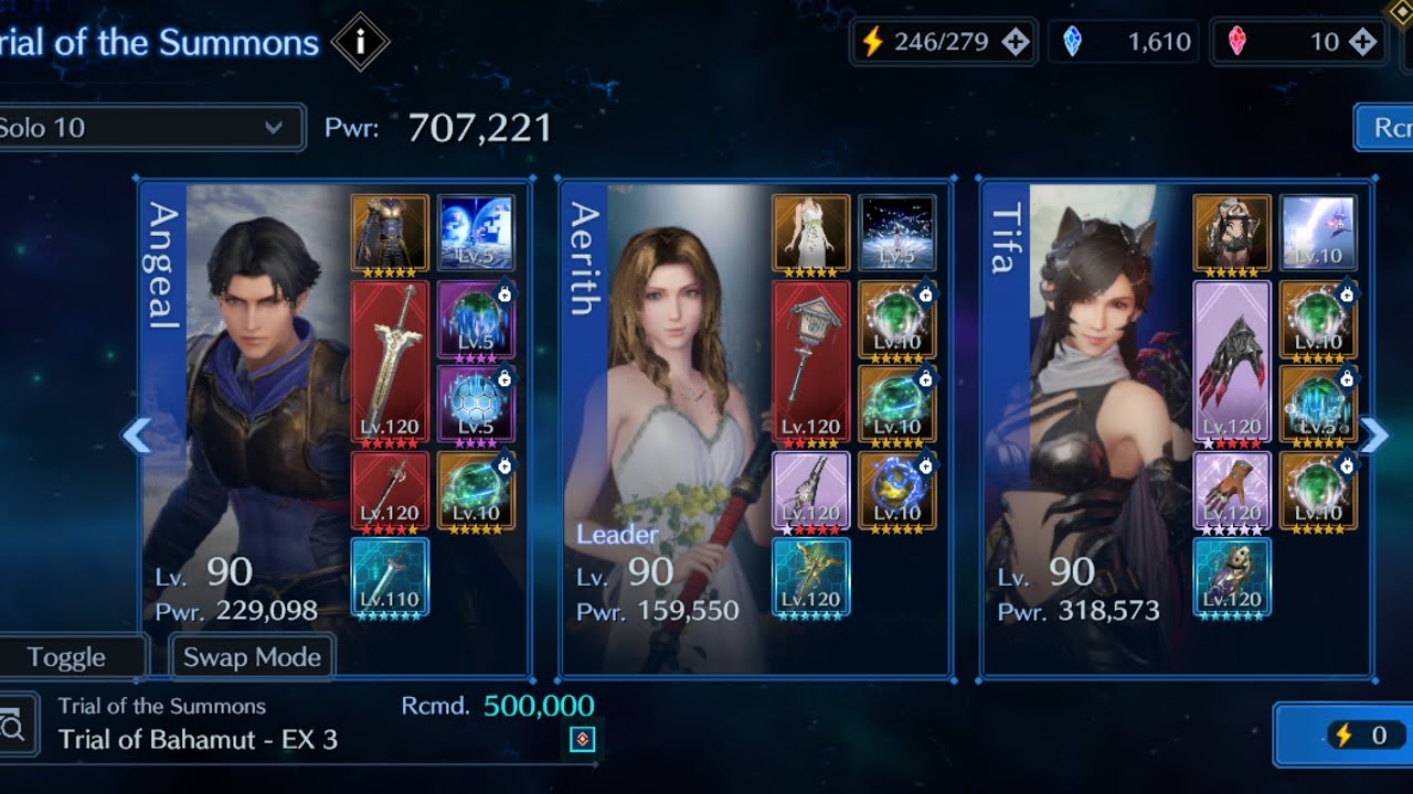FF7 Ever Crisis-Trial of Bahamut EX3 (OB3 Kamura)