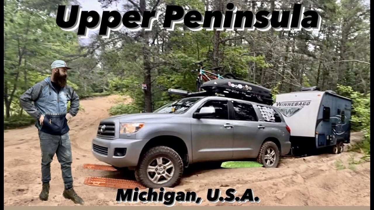 STUCK Trying To Camp In Upper Peninsula Of Michigan