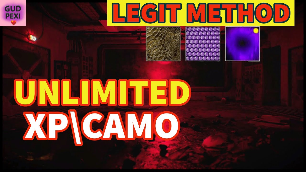 💥UNLIMITED XP\CAMO STRAT💥 (LEGIT METHOD) COLD WAR ZOMBIES