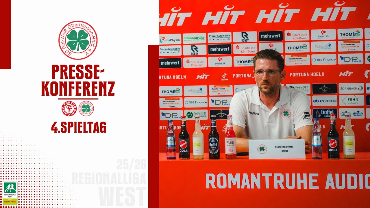 Pressekonferenz Fortuna Köln - RWO