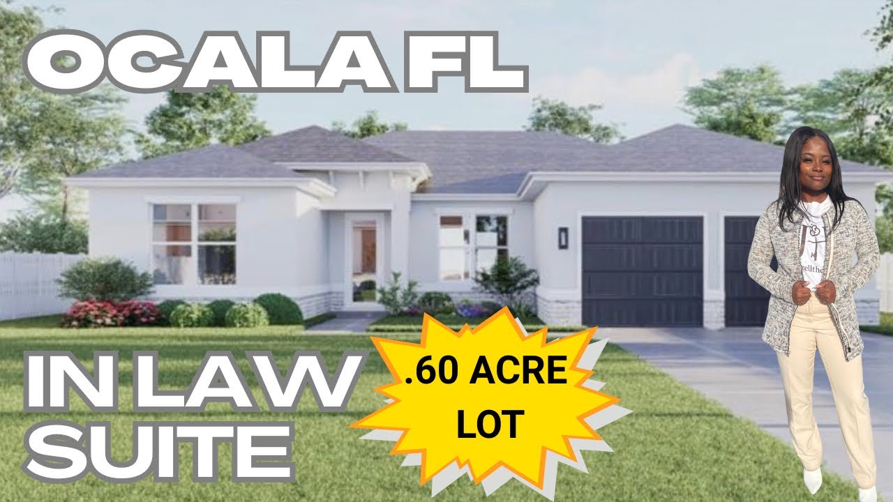 Stunning Home Situated on .60 Acre Lot- No HOA 4BD 3.5BA in Ocala FL 