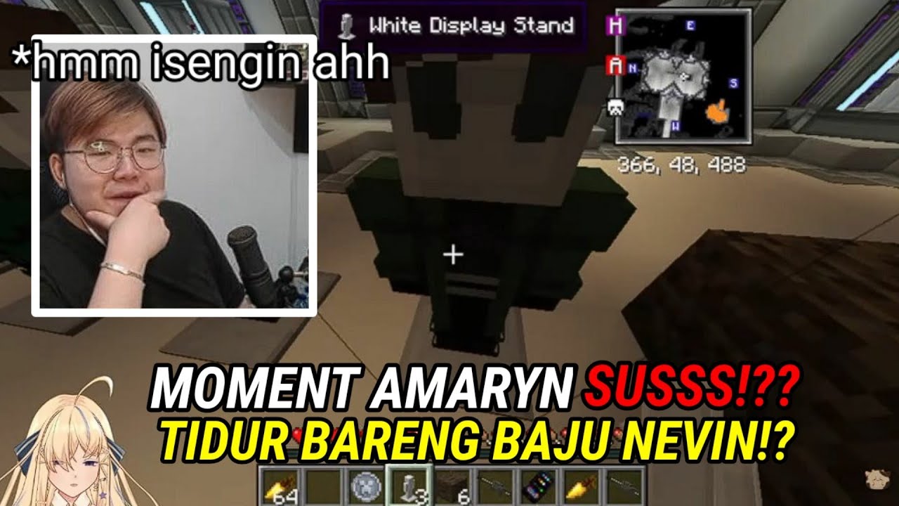 MOMENT @Amarynn【AKA Virtual】 SUS!!?? TIDUR DENGAN BAJUNYA @NevinGaming ??!! DAN DIJAILIN @ElestialHD !!?