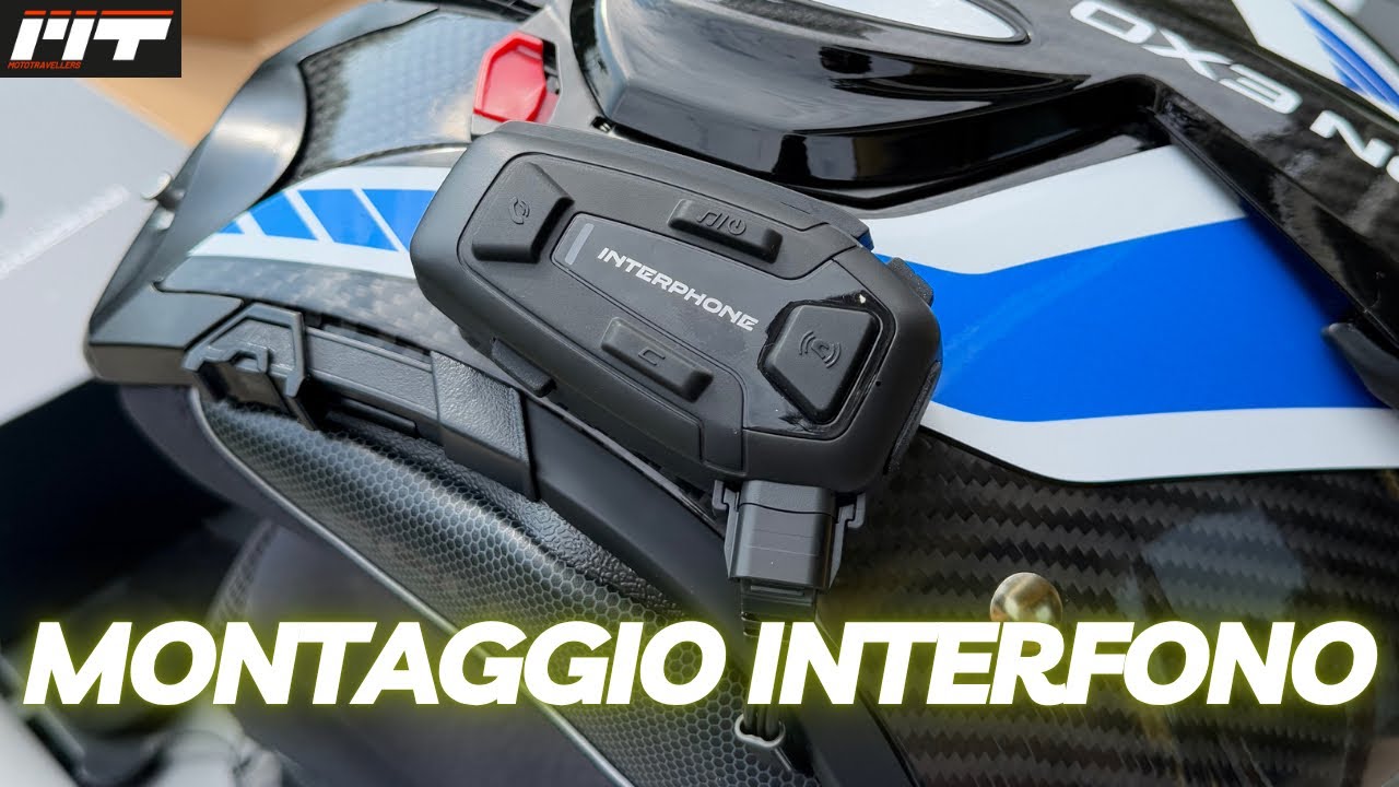 COME SI MONTA UN INTERFONO❓Interphone Ucom 8R su Scorpion Exo-Tech‼️