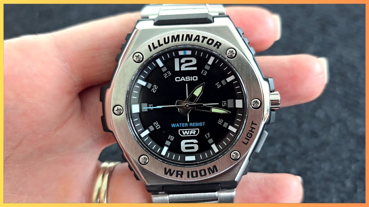 $58 Casio MWA-100HD-1AVCF Review - Heavy Duty Steel Bracelet