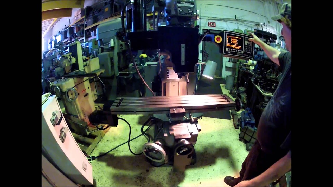 Bridgeport Proto Track MX2 Vertical Mill (missing audio)
