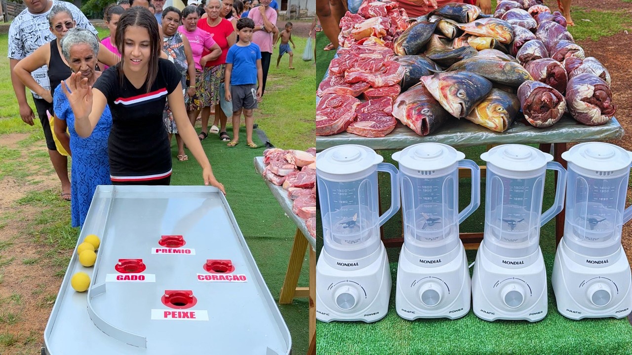 Ganhe Coração, Peixe, Gado ou Liquidificador!