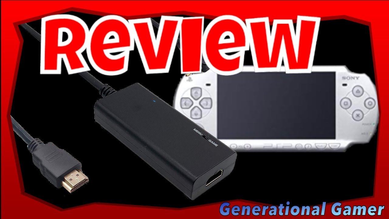 Обзор HDMI-кабеля LevelHike PlayStation Portable (PSP) (протестировано также в Marseille mClassic!)