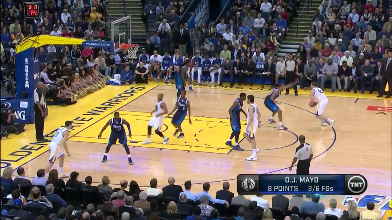 David Lee highlights vs Dallas Mavericks - 15 pts, 20 reb, 9 ast