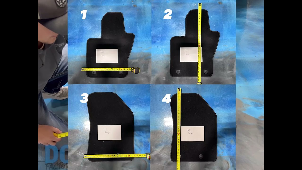 How to measure for CUSTOM Vehicle Floor Mats