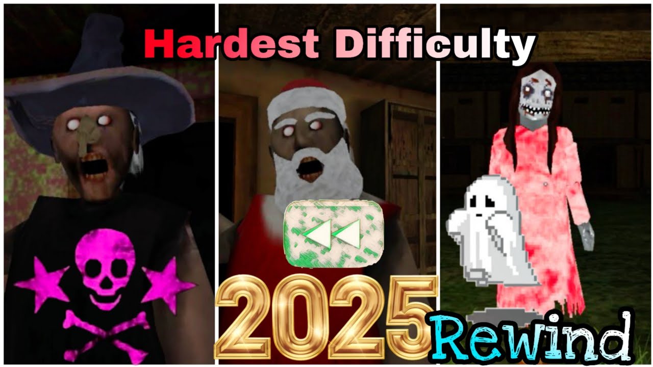 2025 Rewind || Granny Halloween Theme And Christmas Theme, Hantu Seblak Hardest Difficultly 