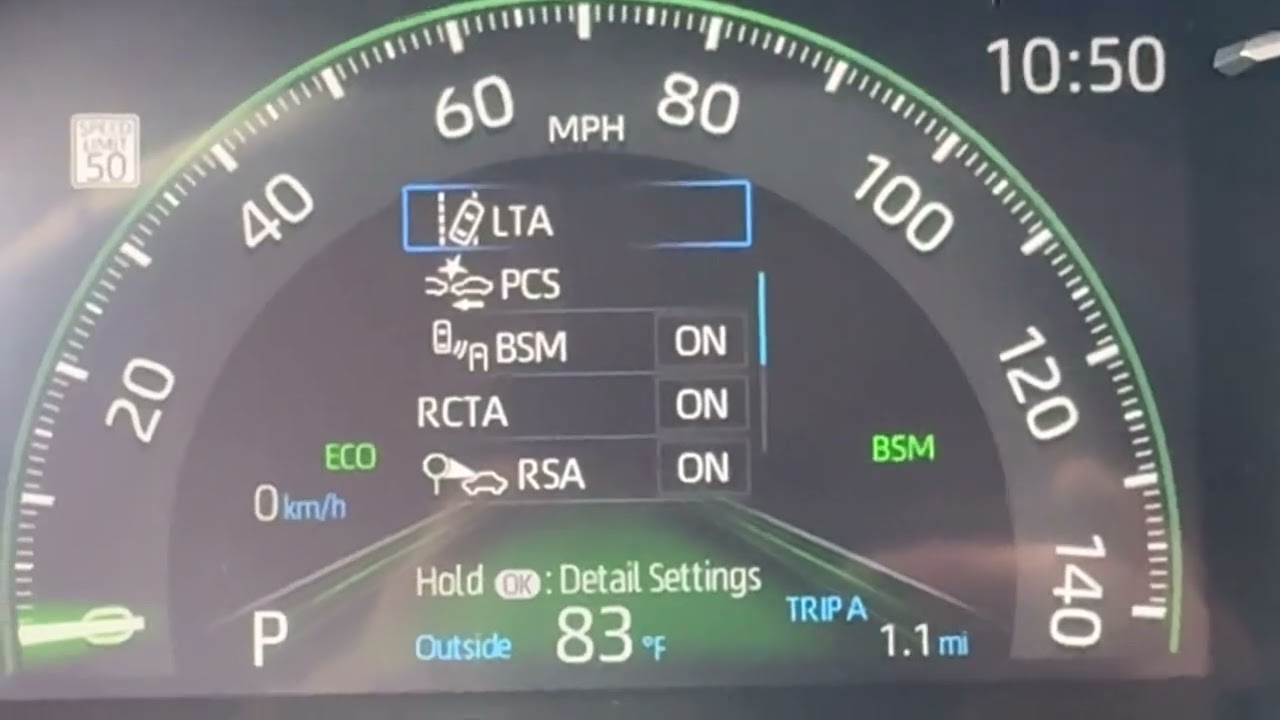 Toyota Lane Tracing Assist 
