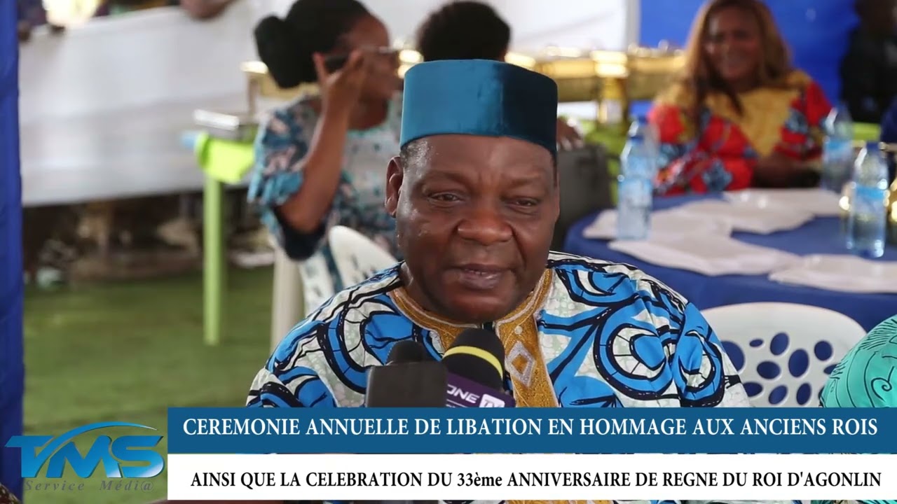 AINSI QUE LA CÉRÉMONIE DU 33 ème Anniversaire DE REGNE DU ROI D'AGONLIN 