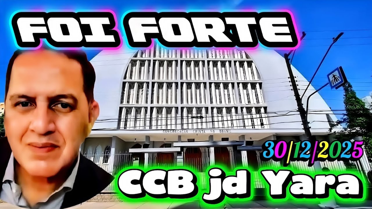 PALAVRA 🔥 CULTO CCB 🔥 jd Yara /12/2025 Anc Eudes Cabral  Lucas 10:38