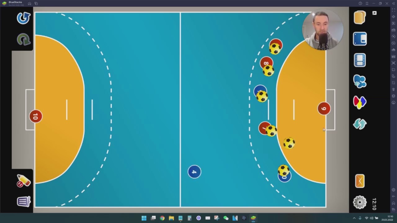 Handball Torwarttraining - Gegensto&szlig; Passmaschine