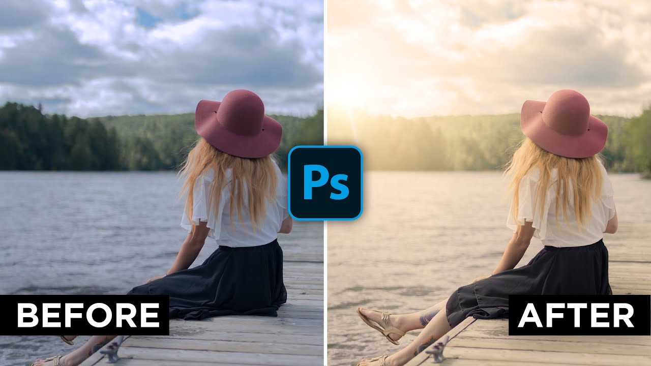 How to Create a Fake Sunlight Effect to Your Photos Using Photoshop #2MinuteTutorial