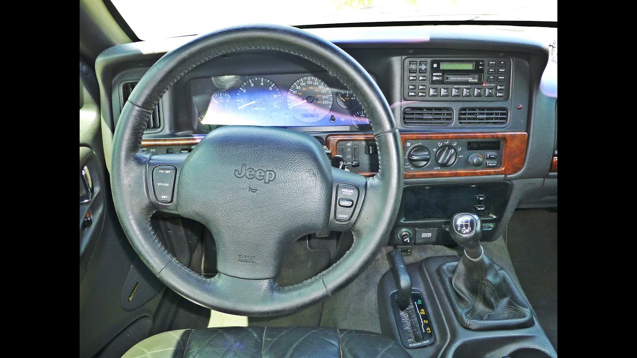 Jeep Grand Cherokee ZJ 5.2L V8 - 5-speed manual swap Demonstration (GoPro Stereo)