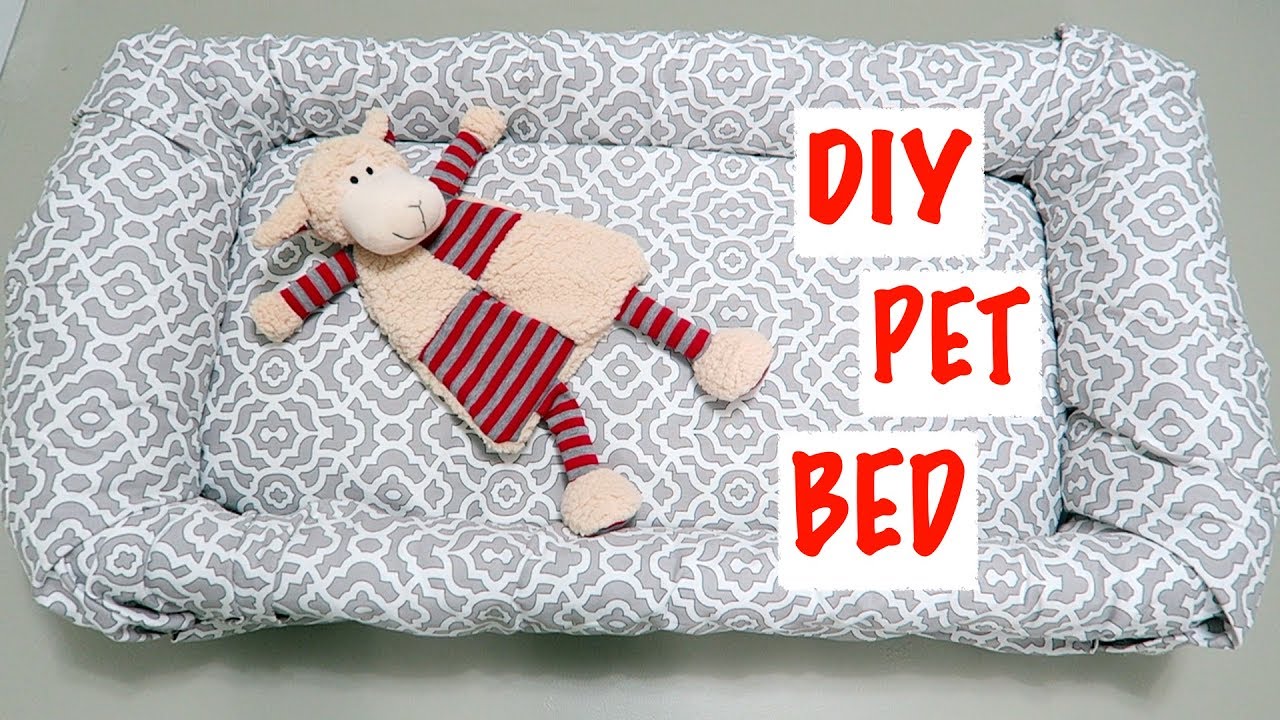 EASY‼️ DIY NO~SEW PET BED🐶