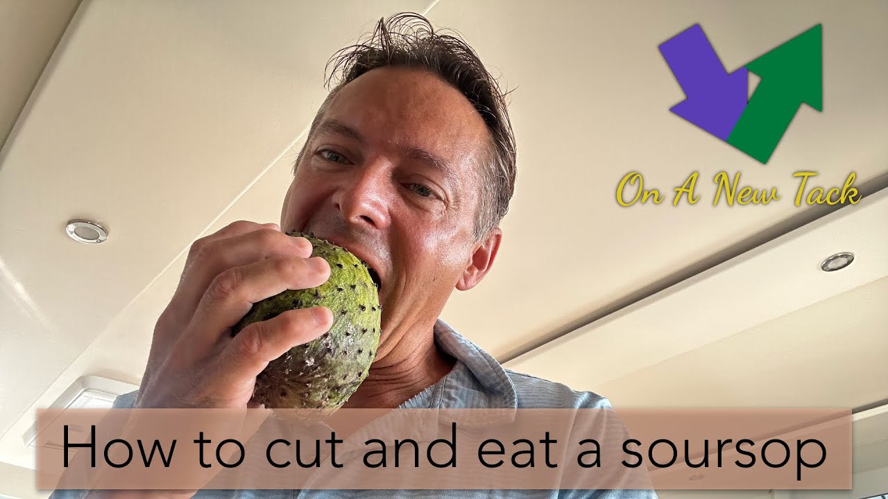 How to cut and eat a soursop (guanábana)